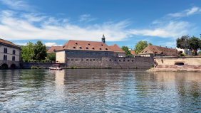 INSP Strasbourg vue depuis l'eau de jour