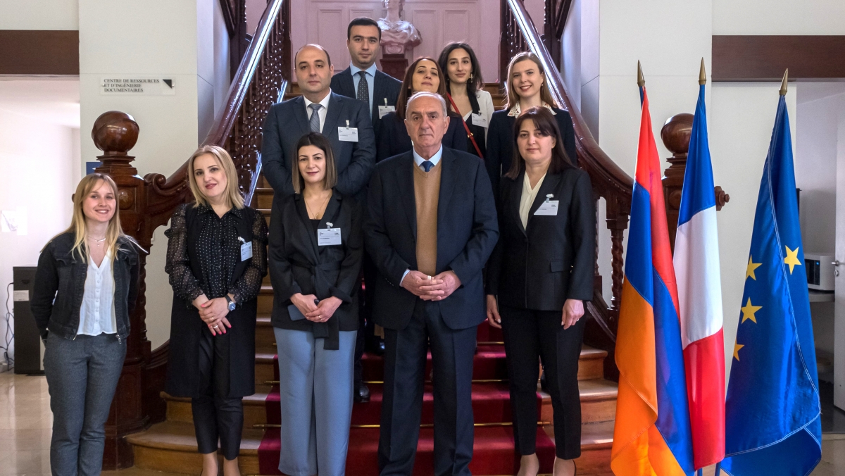 Délégation arménienne à Paris mai 2022