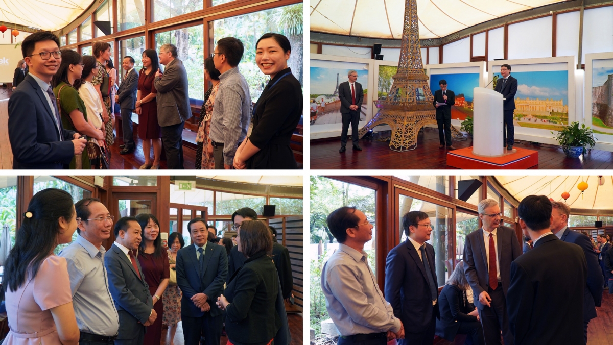 Anciens élèves et partenaires de l'INSP invités à l’ambassade de France au Vietnam