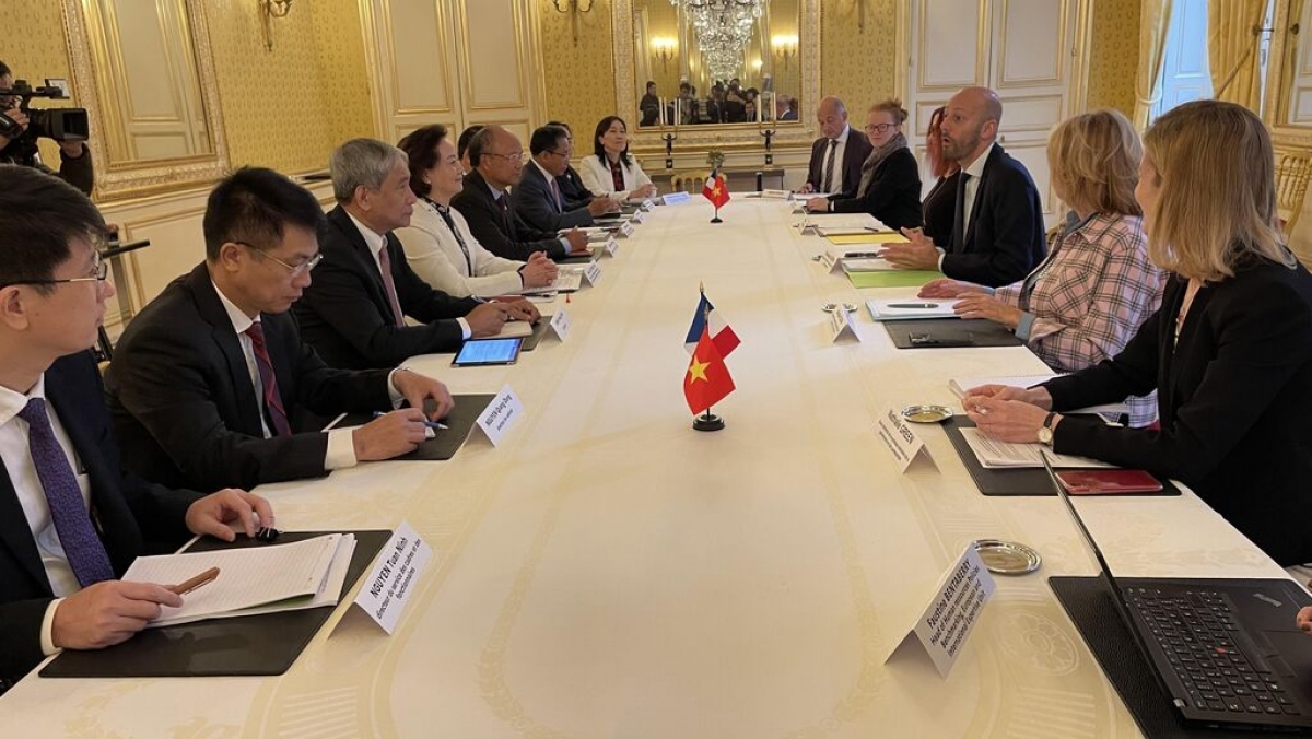 Maryvonne Le Brignonen rencontre la ministre des Affaires intérieures du Vietnam (MOHA)