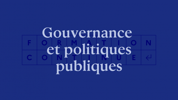 Catalogue 2022 de formation continue courte • Gouvernance et politiques publiques